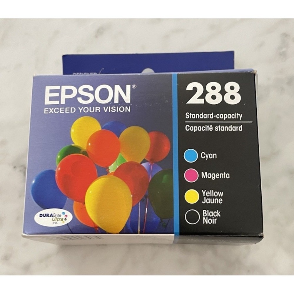 New Epson 288 Standard-Capacity Ink 4 Pack Cyan Magenta Yellow Black